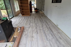 Plank Flooring Enclosed Porch